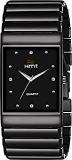 Hamt Black Dial Chain Strap Watch For Men HT GSQ003 BLK CH