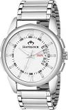 HAVELOCK Analog Day Date Functioning Stainless Steel Chain Watch for Men Boys White Dial