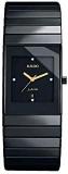 Hazaar Watch Ceramica Analogue Unisex Watch Black Dial Black Colored Strap