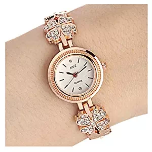 Horse Head Analogue Multi colour Dial Metal Strap Diamond Women's & Girl's Watches Sl