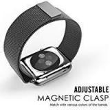 House Of Quirk IWatch Band Apple 38mm Milanese Loop Adjustable Magnetic Strap Space Grey WATCH NOT INCLUDED