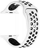 House Of Quirk Silicone Iwatch Band For 42mm WATCH NOT INCLUDED White/Black