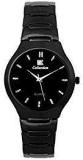 Iik Collection Analogue Black Dial Unisex Watch Iik 090M