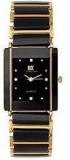 IIk Collection Watches Rectangular Analogue Black Dial Unisex Watch IIK 081M