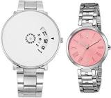 Indicare White Dial Professional Metal Watch With Girl Watch Couple Watch