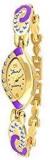 Jainx Golden Dial Analog Watch For Women's JW554