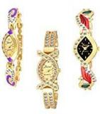 JAINX Women's Amalogue Multicolour Dial Watch Combo Jxt811