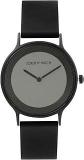 Joker & Witch Alpine Black Silicone Strap Watch Analogue Watch Unisex