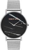 Joker & Witch Lucien Marble Dial Mesh Watch