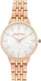 Joker & Witch Mini Nebula White Dial Rose Gold Metal Alloy Analogue Watch for Women