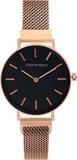 Joker & Witch Natalie Black Dial Rosegold Watch