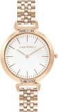 Joker & Witch Petite White Classic Rosegold Metallic Watch For Women