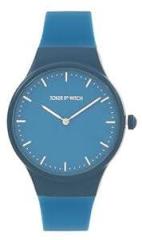 Joker & Witch Riviera Blue Silicone Strap Watch Analogue Watch Unisex