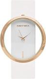 Joker & Witch Women's Futuristic White Rose Gold Analog Dial Watch