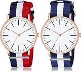 KATHIYAWADI SALES Analogue Unisex Watch White Dial Multi Colored Strap