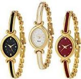 Krupa Enterprise Analogue Multicolor Dial Combo Of 3 Women's & Girl's Watch K 10