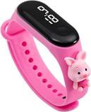 La Classe Watches Cartoon Character Digital Led Bracelet Unisex Band Watch For Boys & Girls