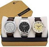 Laurels Analog Black Dial Men's Watch Combo Pack Lo Vet 202 Polo 102 Asp 101