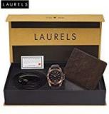 Laurels Analogue Brown Dial Men's Combo Of Watch, Belt & Wallet Cp Rds 505 Hrnt 09 Vt 0209