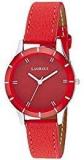 Laurels Colors Red Dial Analog Wrist Watch For Women