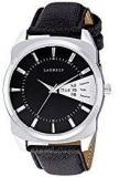 Laurels Invictus Black Dial Day And Date Function Wrist Watch For Men