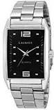 Laurels Townsman Analogue Rectangular Black Dial Wrist Watch For Men Lo Tm 020707