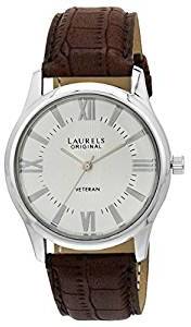 Laurels Veteran Analog Silver Dial Men's Watch Lo Vet 201