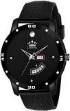 LimeStone Day And Date Functioning Black Quartz Watch For Boys LS2802