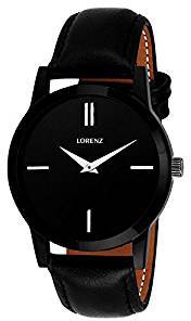 Lorenz Analogue Black Dial Men's Watch Mk 103A