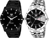 LORENZ MK 62A29W Combo Of 2 Black Dial Men's Watches