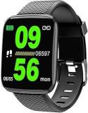 MARVIK M I ID116 Smart Fitness Band Watch for Men, Women, Boys, Girls, Kids Single Touch Interface, Daily Activity Tracker, Heart Rate Sensor, Sleep Monitor, Water Resistant Smartwatch Black