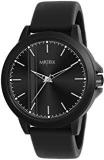 Matrix Analog Big Black Dial Silicone Strap Wrist Watch For Men & Boys