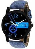 Matrix Analog Black Dial, Leather Strap Watch For Men/Boys WCH 192 BL