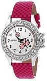 Matrix Analog Pink Dial & Leather Strap, Women & Girls Watch WN 26