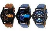 Matrix Combo Of 3 Analogue Multicolor Dial Men's Watch Trp 15