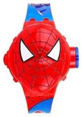 Matrix Kids Edition Spiderman/Hello Kitty/Micky Mouse/Unicorn/Princess/Ironman Heads Up Projector Image Digital Watch for Kids SPIDERMAN