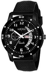 Matrix Men's Day & Date Display Analog Wrist Watch