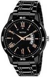 Matrix Premium Day & Date Black Dial Watch For Men's & Boys DD 53