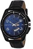 Matrix Silvermine Analog Blue Dial, Day Date Watch For Men/Boys DD 17