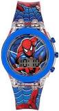 Matrix Spiderman Edition Digital Red Blue Watch For Kids/Boys