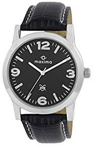 Maxima Analog Black Dial Men's Watch 44683LMGI