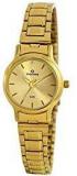 Maxima Analog Gold Dial Unisex's Watch 26790CMLY