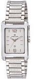 Maxima Analog White Dial Unisex Watch 16001CPGI