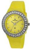 Maxima Attivo Steel Analog Yellow Dial Women's Watch 29295PPLN