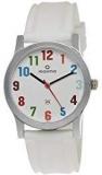 Maxima Avant Garde Analog White Dial Unisex's Watch 28322PMGI