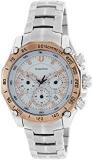 Maxima Chronograph White Dial Unisex Watch 41982CMGT