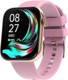 Maxima Typhoon Smart Watch 1.9 Inch Ultra HD Display, 600 Nits, Bluetooth Calling, AI Voice Assistant, Advanced Chipset, 100+ Sports Mode, AI Health Monitoring, Metallic Design Rose Gold Pink