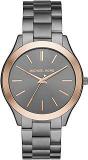 Michael Kors Analog Grey Dial And Band Men's Stainless Steel Watch MK8576