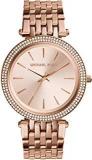 Michael Kors Analog Rose Dial Women's Watch MK3192