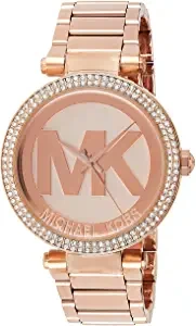 Analog Rose Dial Women's Watch MK5865